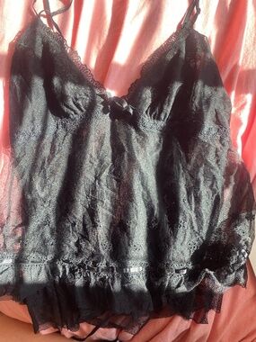 Lacy mesh camisole